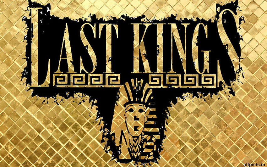 Last Kings Altın Arka Plan. ., Altın Son Krallar Logosu HD duvar kağıdı