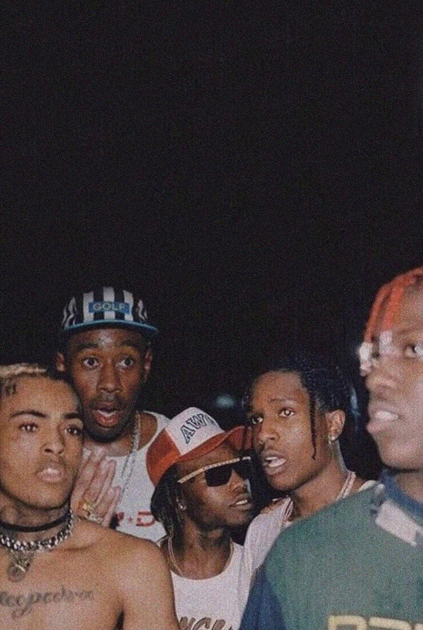 A$AP x XXX x Tyler x Yachty 'Group Chat' Poster by Klaksy ┃ Limited. Limited Fire, Asap Rocky and Tyler the Creator HD phone wallpaper