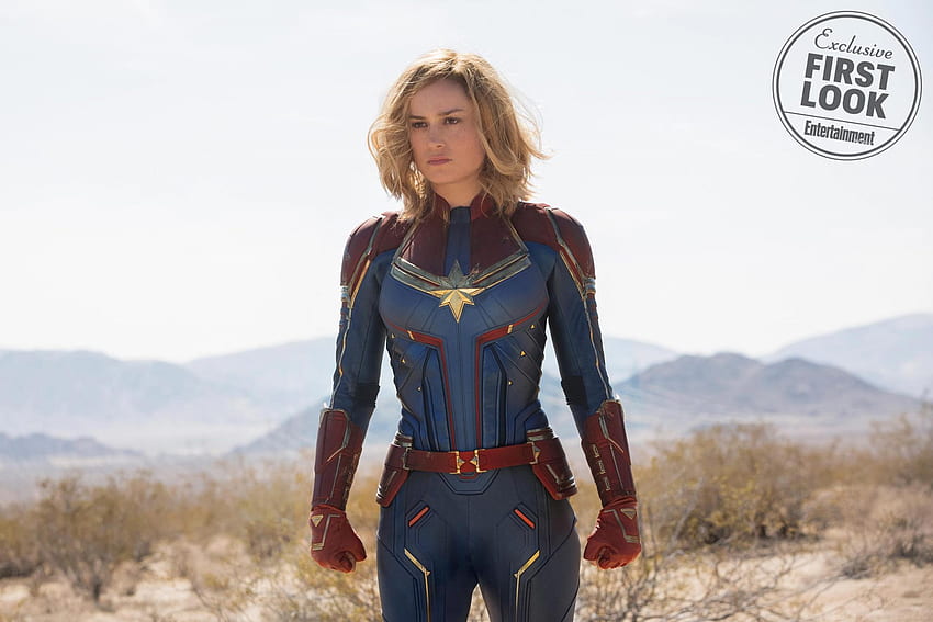 Captain Marvel: See Brie Larson, Samuel L. Jackson, Jude Law in exclusive new HD wallpaper