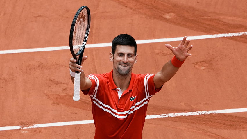 Tenisista Novak Djokovic Roland Garros Panoramiczny 125237 - Baltana, French Open Tapeta HD