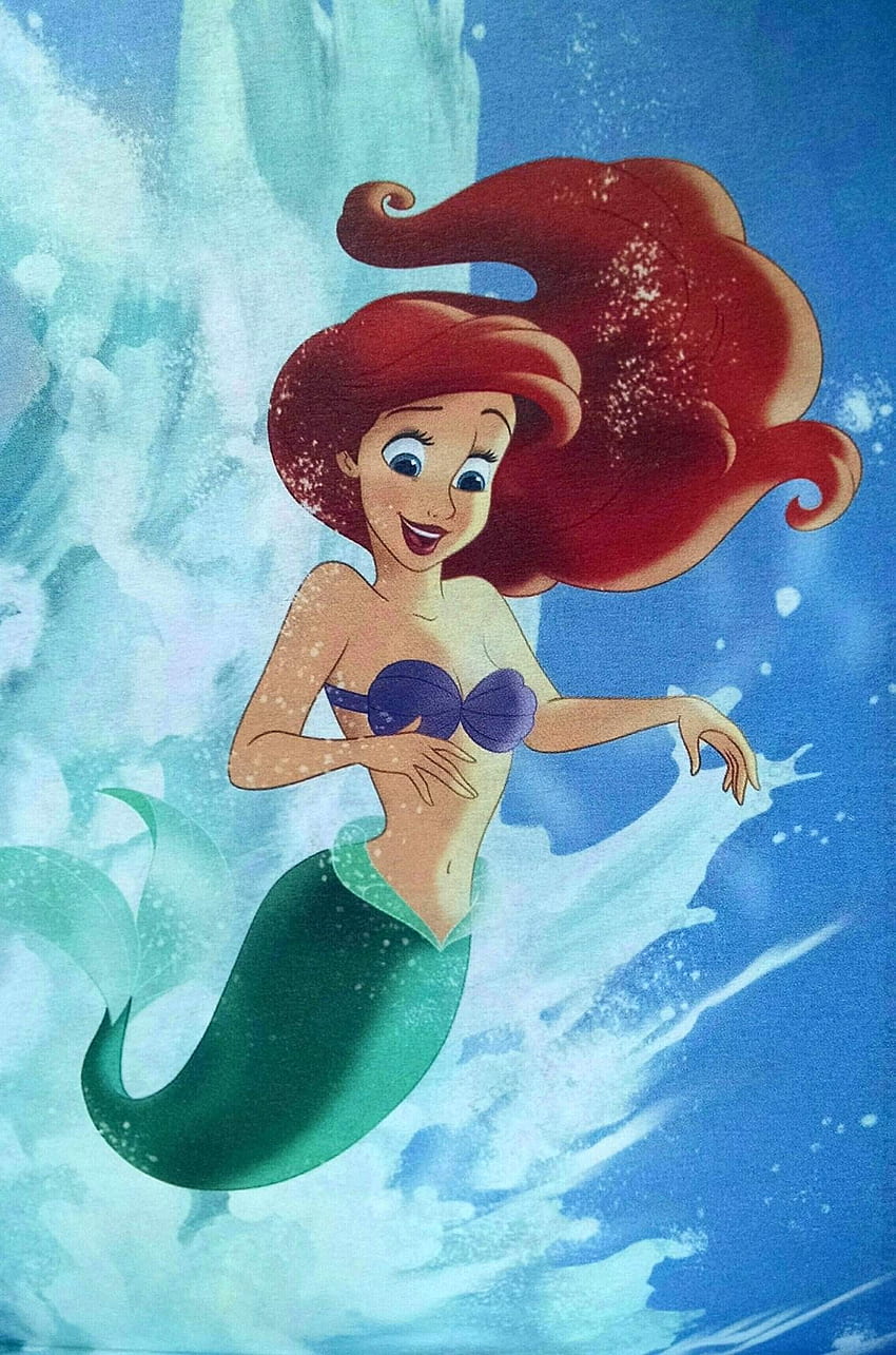 Ariel de “La Sirenita de Disney”. Princesa ariel de Disney, Sirenitas de Disney, Ariel la sirenita, Citas de la Sirenita fondo de pantalla del teléfono