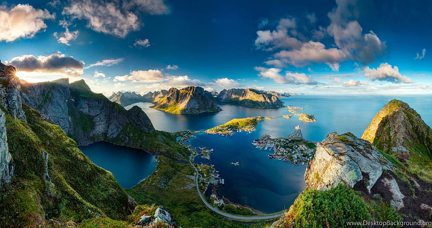 Reinebringen Noruega Impresionante paisaje, 4096x2160 fondo de pantalla