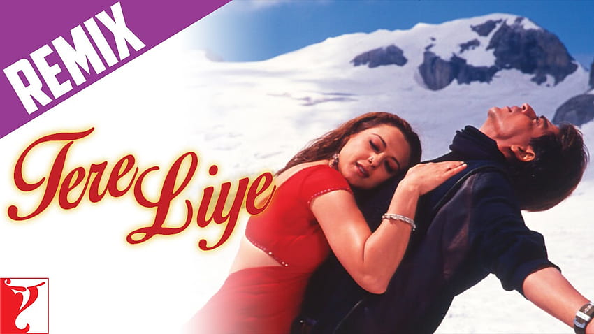 Remix: Canção de Tere Liye. Veer Zaara. Shah Rukh Khan. Preity Zinta. Lata Mangeshkar papel de parede HD