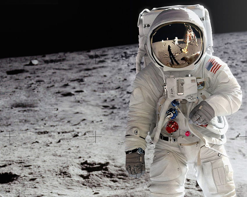 Astronaute incroyable dans la lune - Fond d'écran HD