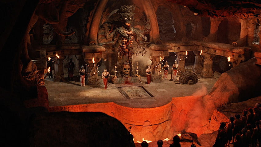 คำแนะนำเกี่ยวกับ: สีสันใน Indiana Jones และ Temple of Doom จากผู้กำกับ สตีเว่น สปีลเบิร์ก วอลล์เปเปอร์ HD