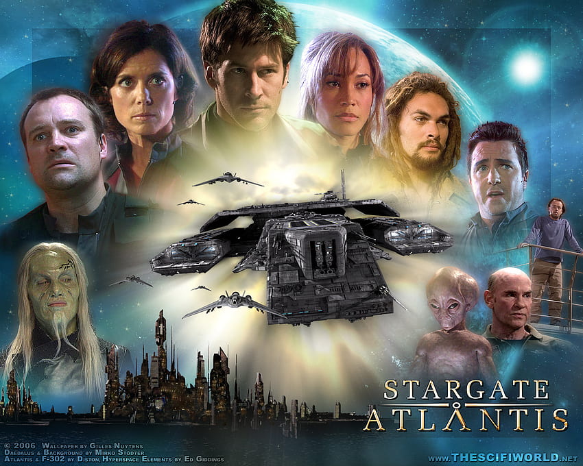 Stargate - Atlantis, espaço, atlantis, stargate, ficção científica papel de parede HD
