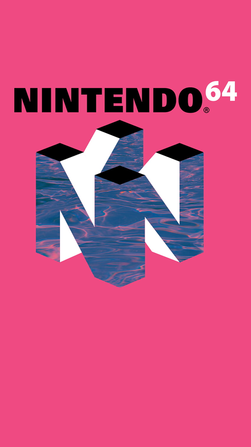 Nintendo 64, Vaporwave Nintendo HD phone wallpaper