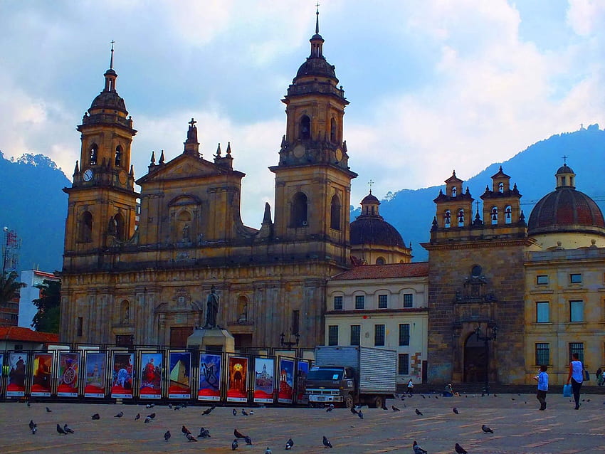 Catedral Primada Bogota – Seyahat HD duvar kağıdı