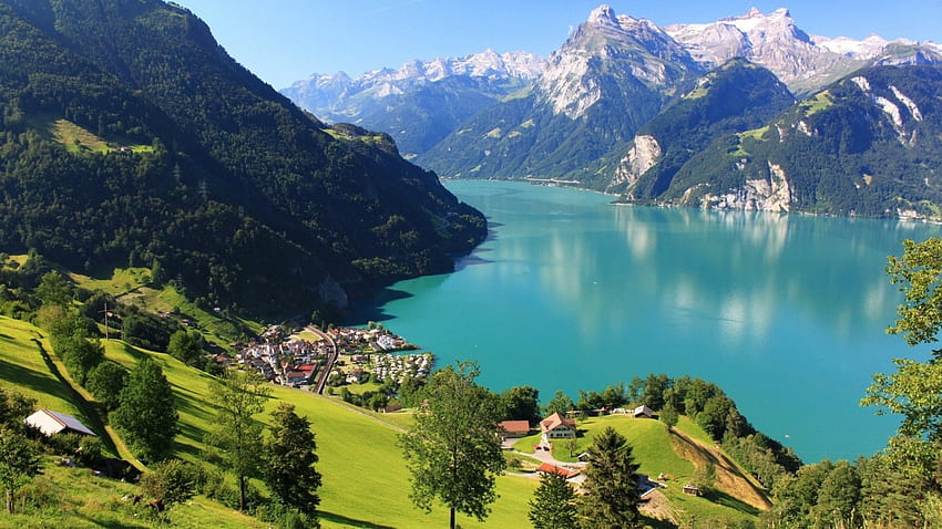 ทะเลสาบเจนีวา สวิตเซอร์แลนด์ ทะเลสาบอัลตร้า กำแพงคุณสูง ทะเลสาบเจนีวา วอลล์เปเปอร์ HD