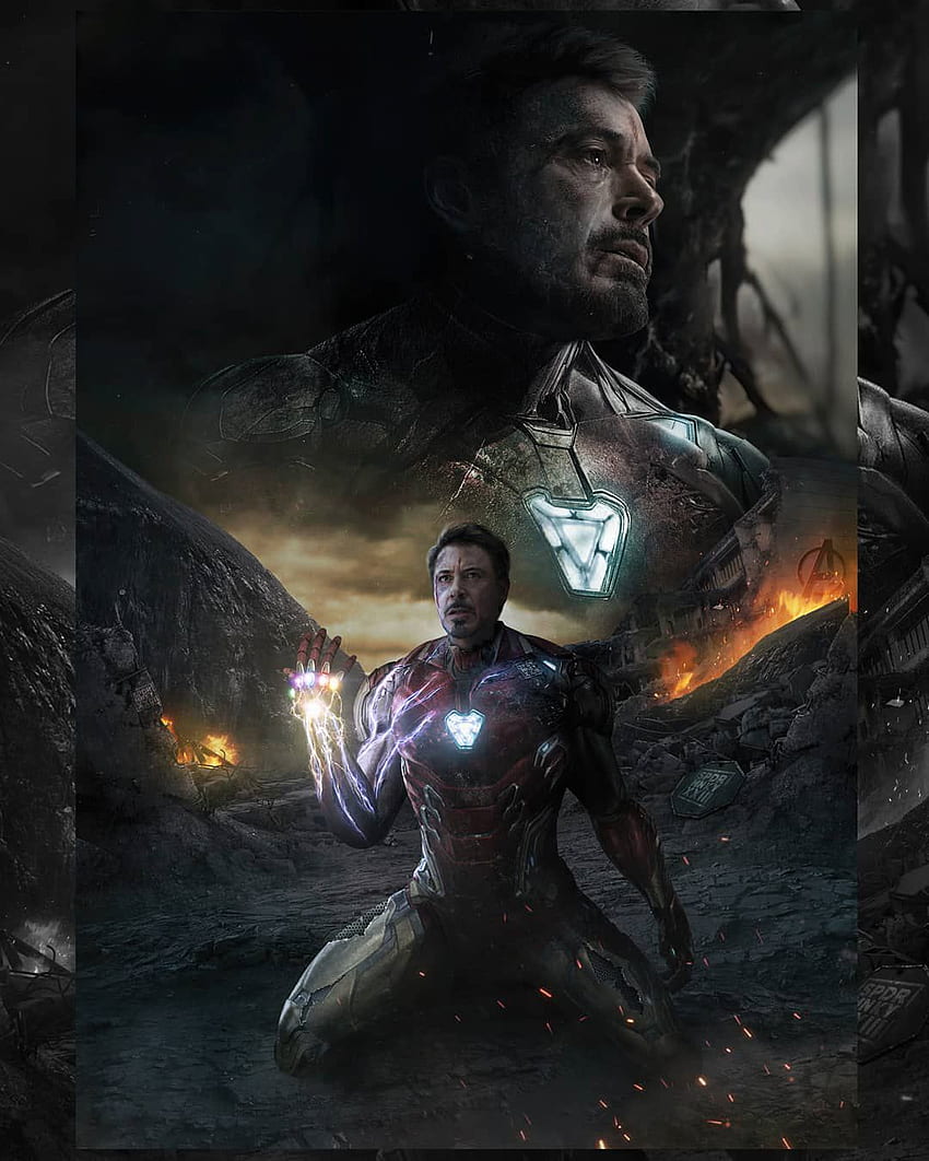 Iron Man Snap, Endgame Iron Man Tapeta na telefon HD