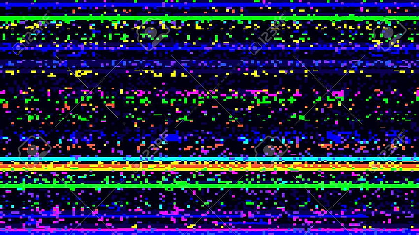 Glitch background Computer screen error Digital design concept Pixel  noise HDTV no signal Video game glitch Television fail Data decay  Technical problem grunge wallpaper Stock Vector  Adobe Stock