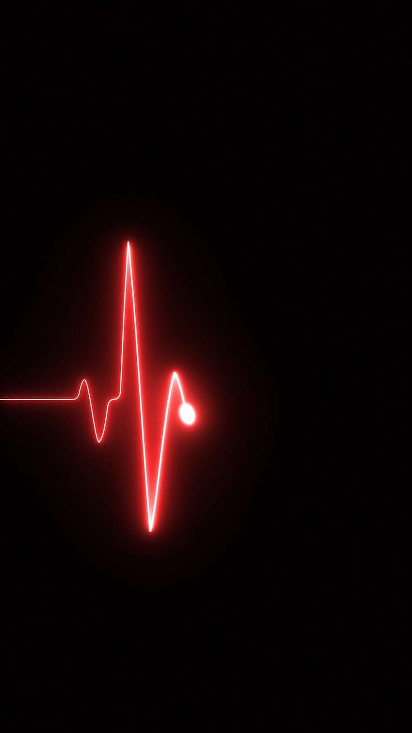 Battement de coeur en direct, Neon 4D Fond d'écran de téléphone HD