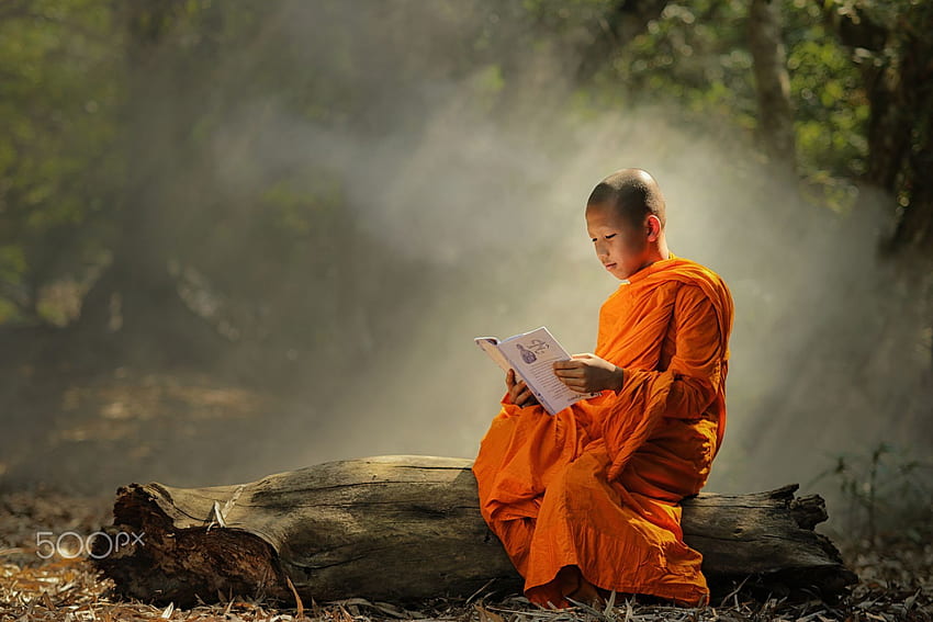 mn, будистки монах HD тапет