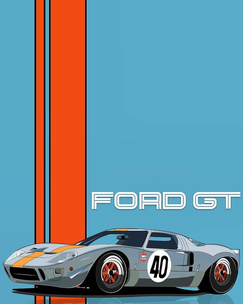 Der legendäre Ford GT HD-Handy-Hintergrundbild