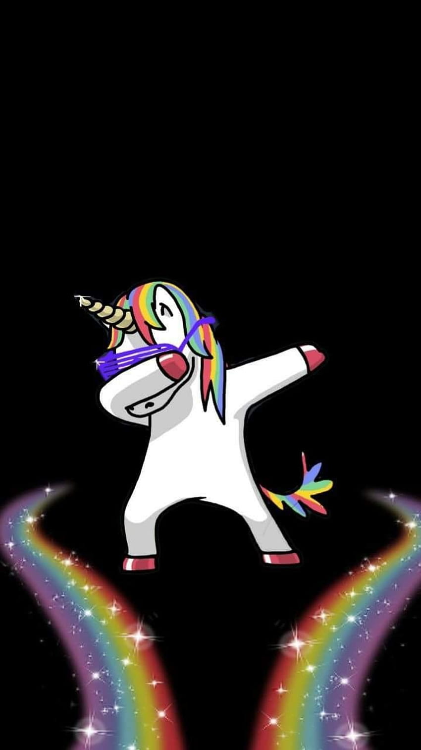 Dab it unicorn, DAB Cartoon HD phone wallpaper | Pxfuel