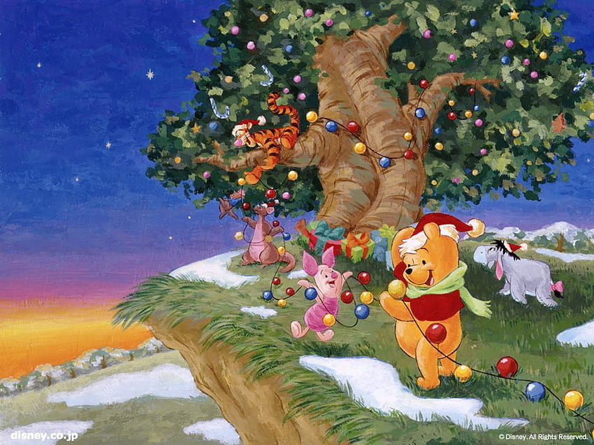 Download Join Pooh Bear and Friends on a Magical Adventure Through The Hundred  Acre Wood Wallpaper  Wallpaperscom