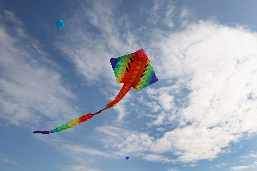 kite, Flying, Bokeh, Flight, Fly, Summer, Hobby, Sport, Sky, Toy, Fun / and Mobile Background HD wallpaper