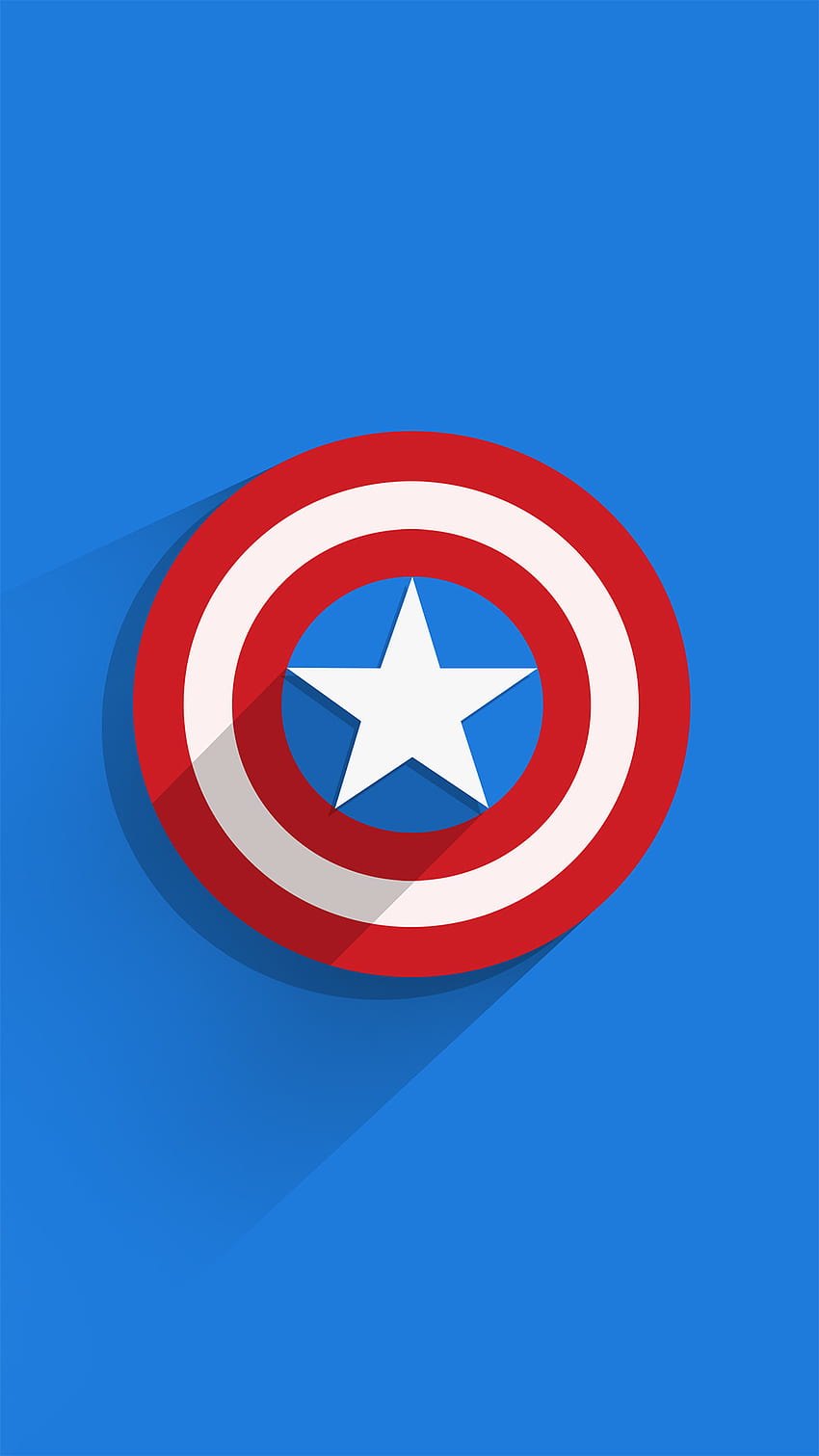 Captain America-Schild iPhone, Captain America-Schild-Logo HD-Handy-Hintergrundbild