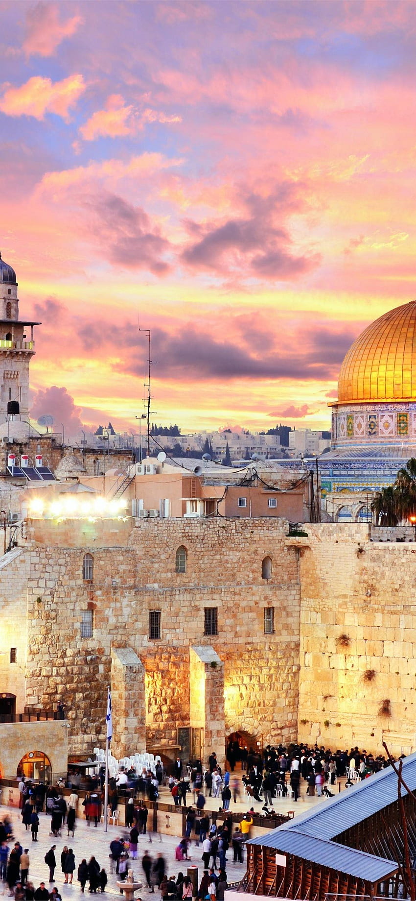 Най-добрият iPhone в Йерусалим, Изгрев в Йерусалим HD тапет за телефон