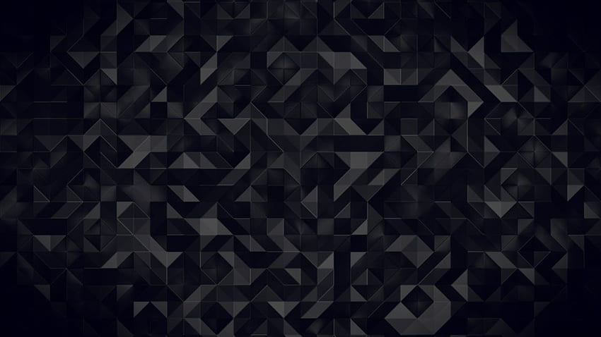 triangulacje -, czarno-białe Tapeta HD