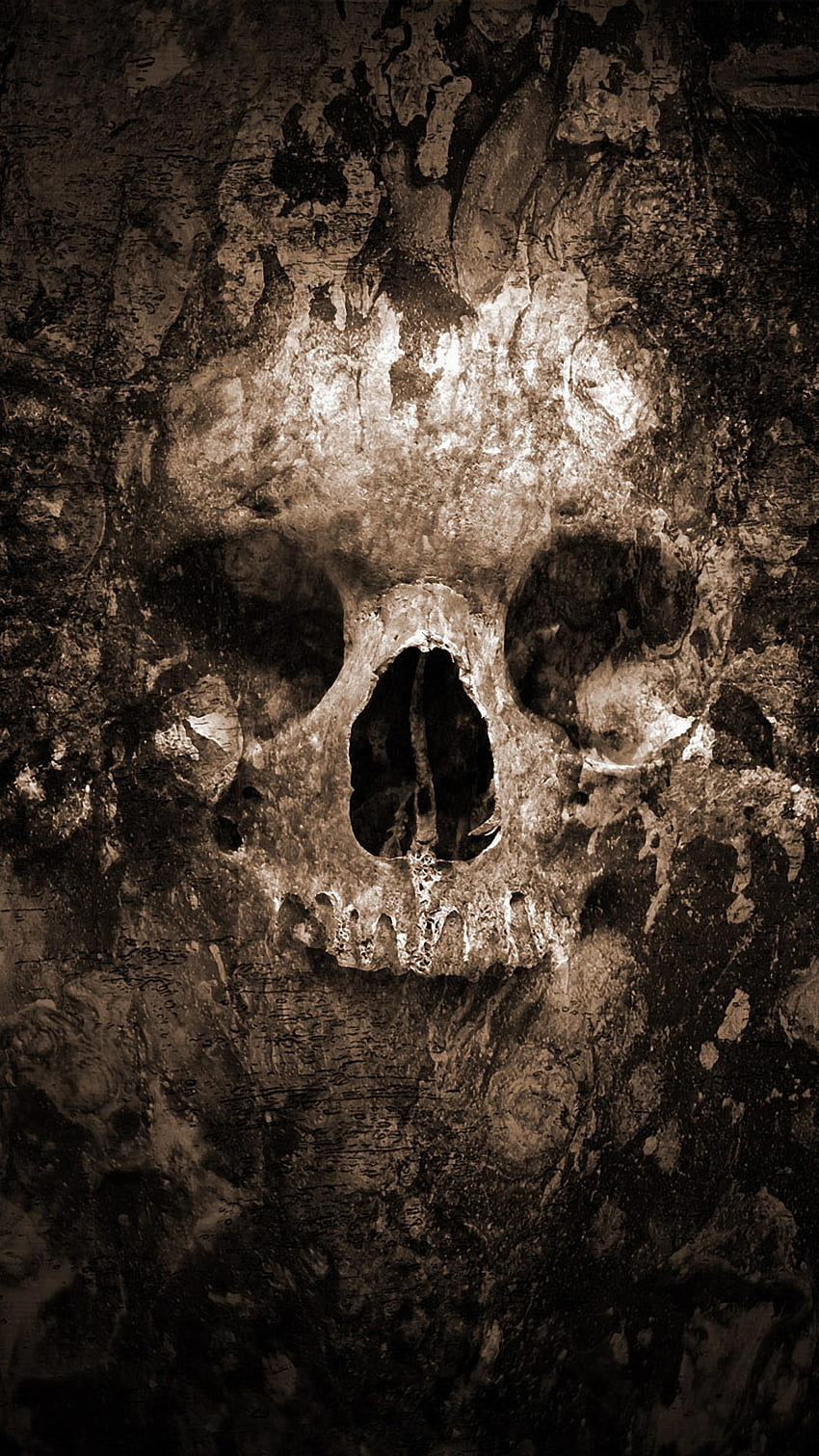 Skull Halloween - Samsung SSkull - - teahub.io, Grunge Halloween HD phone wallpaper