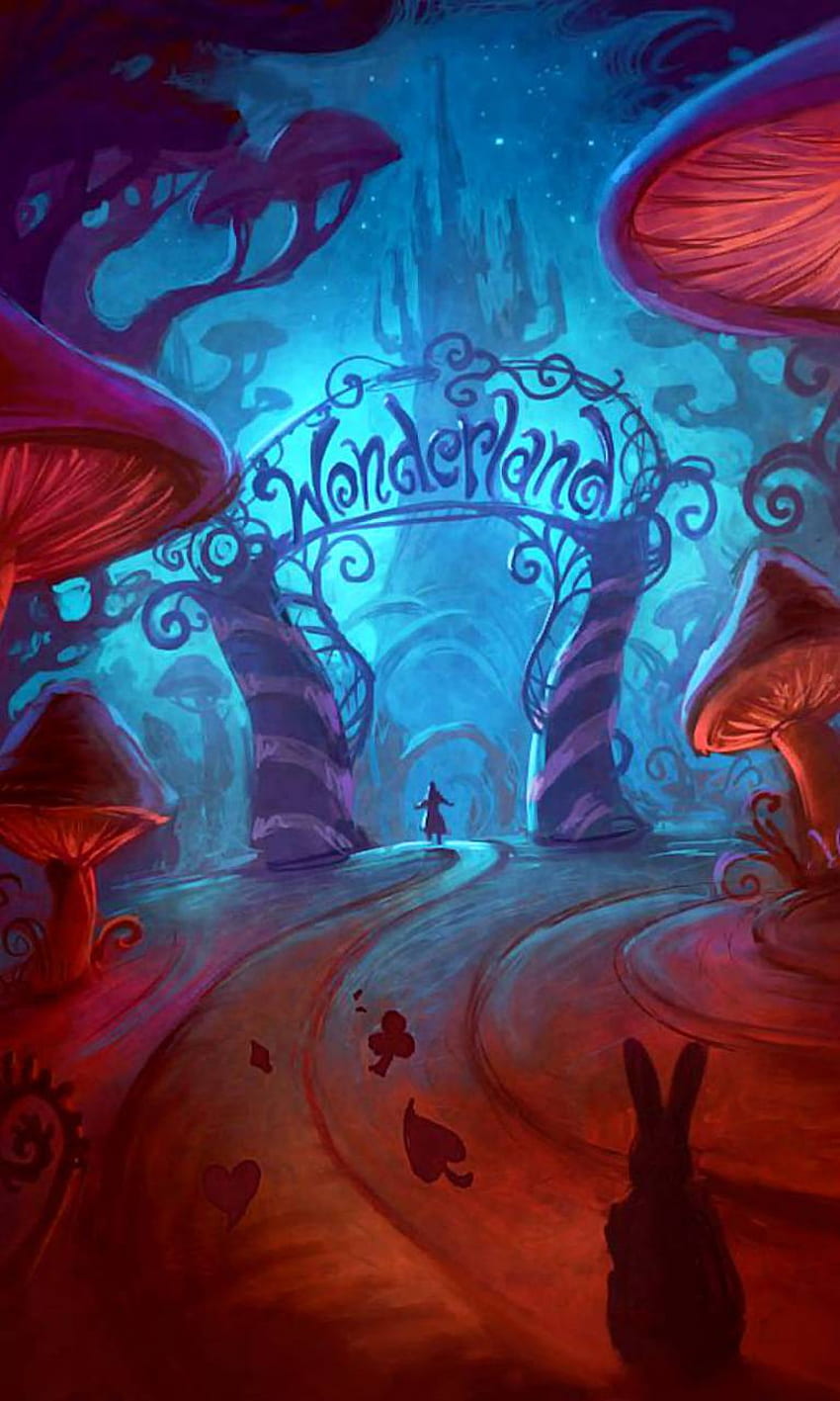 Alice in Wonderland HD phone wallpaper
