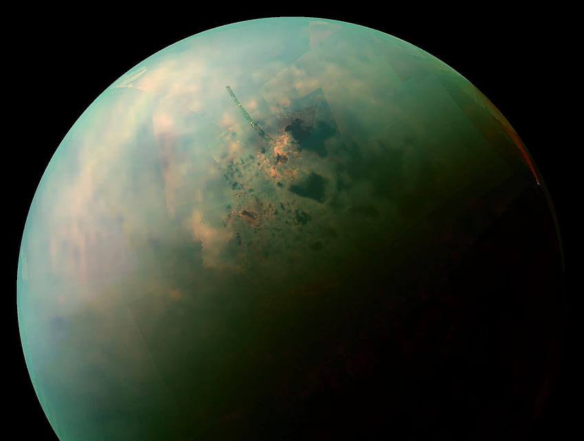 Saturn's Moon Titan, Titan Planet HD wallpaper