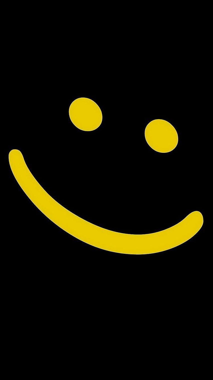 iPhone . Black, Facial expression, Yellow, Emoticon HD phone wallpaper