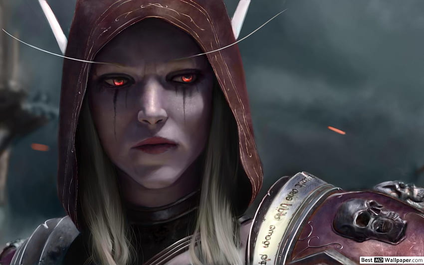 World of Warcraft: Битката за Азерот - Силвана Уиндрънър HD тапет