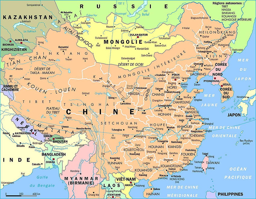 China Map HD wallpaper