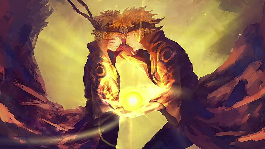 Minato und Naruto leben HD-Hintergrundbild