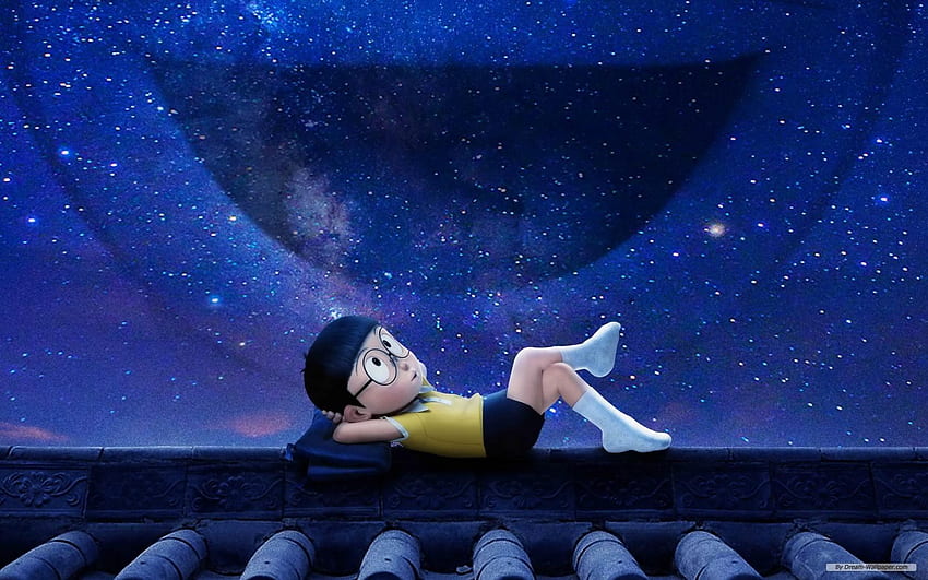 Nobita Yanımda Ol, Nobita Yalnız HD duvar kağıdı