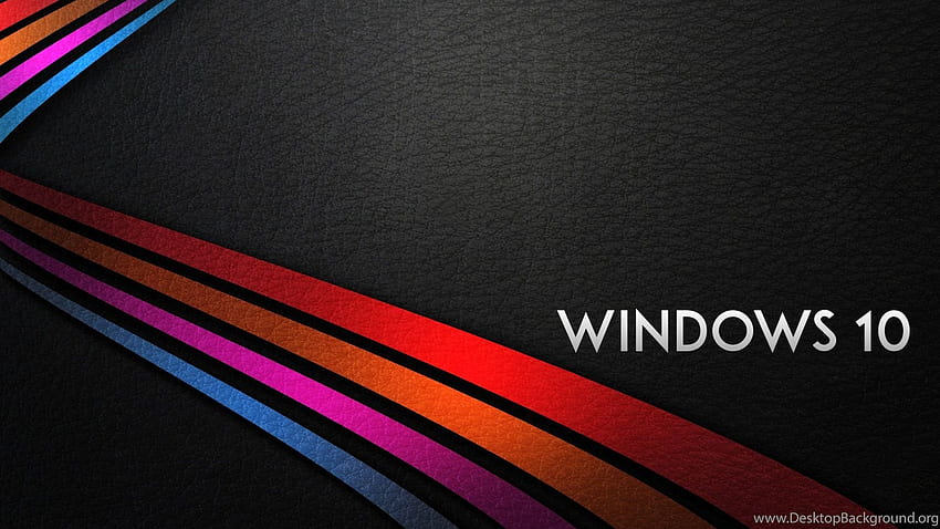 Best Microsoft Windows 10 Line Color Background HD wallpaper
