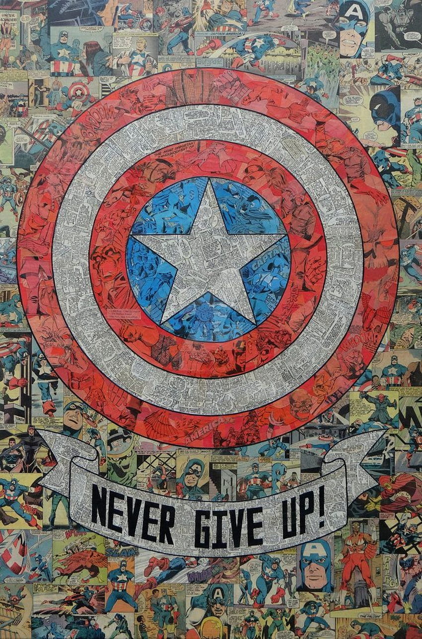 Casquette Round Shield par MikeAlcantara. Couvertures de bandes dessinées et quelques-unes, Captain America Comic Book Fond d'écran de téléphone HD
