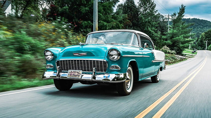 Buy George Jones' 1955 Chevy Bel Air For $11 HD wallpaper