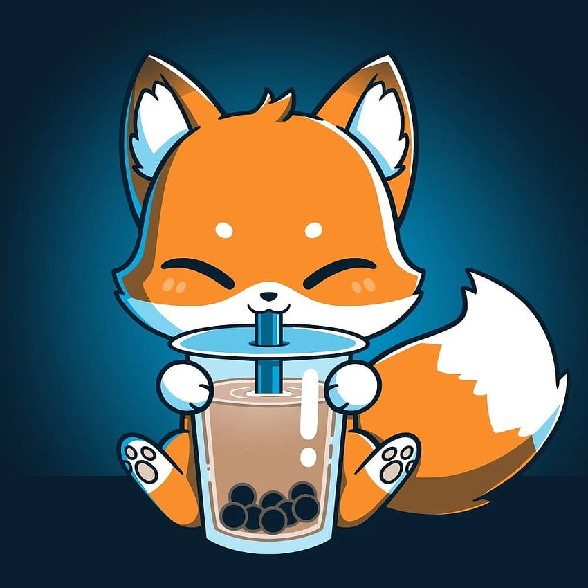 Boba Fox. Funny, cute & nerdy shirts in 2020. Cute fox drawing, Cute animal  drawings kawaii, Cute cartoon, Funny Fox HD phone wallpaper | Pxfuel