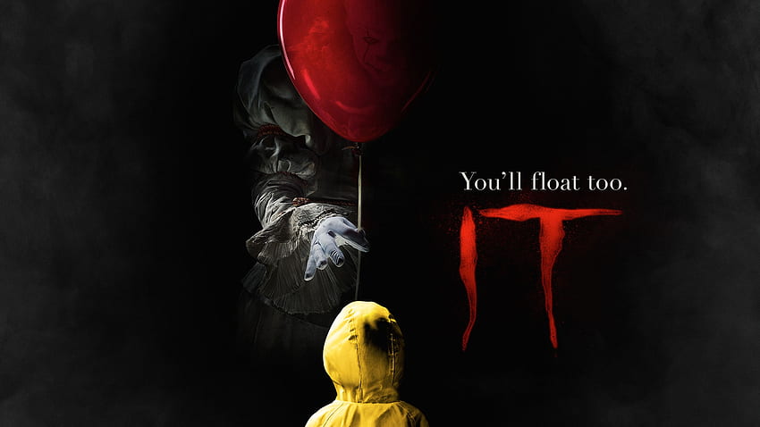 It Movie 2017 Pennywise Red Balloon HD wallpaper