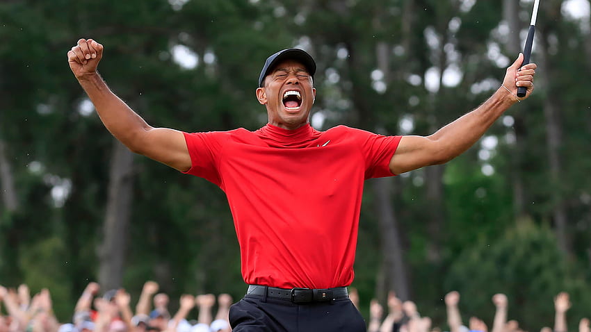 Les 35 tournois du PGA Tour qui paient le plus d'argent, Tiger Woods Masters Fond d'écran HD