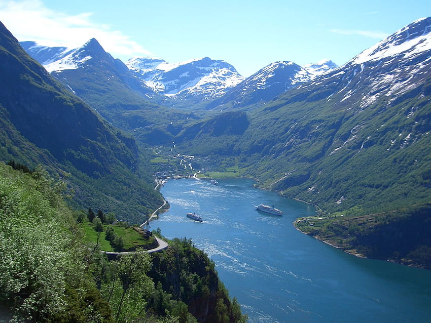 Norway. Beauty Places. travel. Visit norway, Norway Landscape HD wallpaper