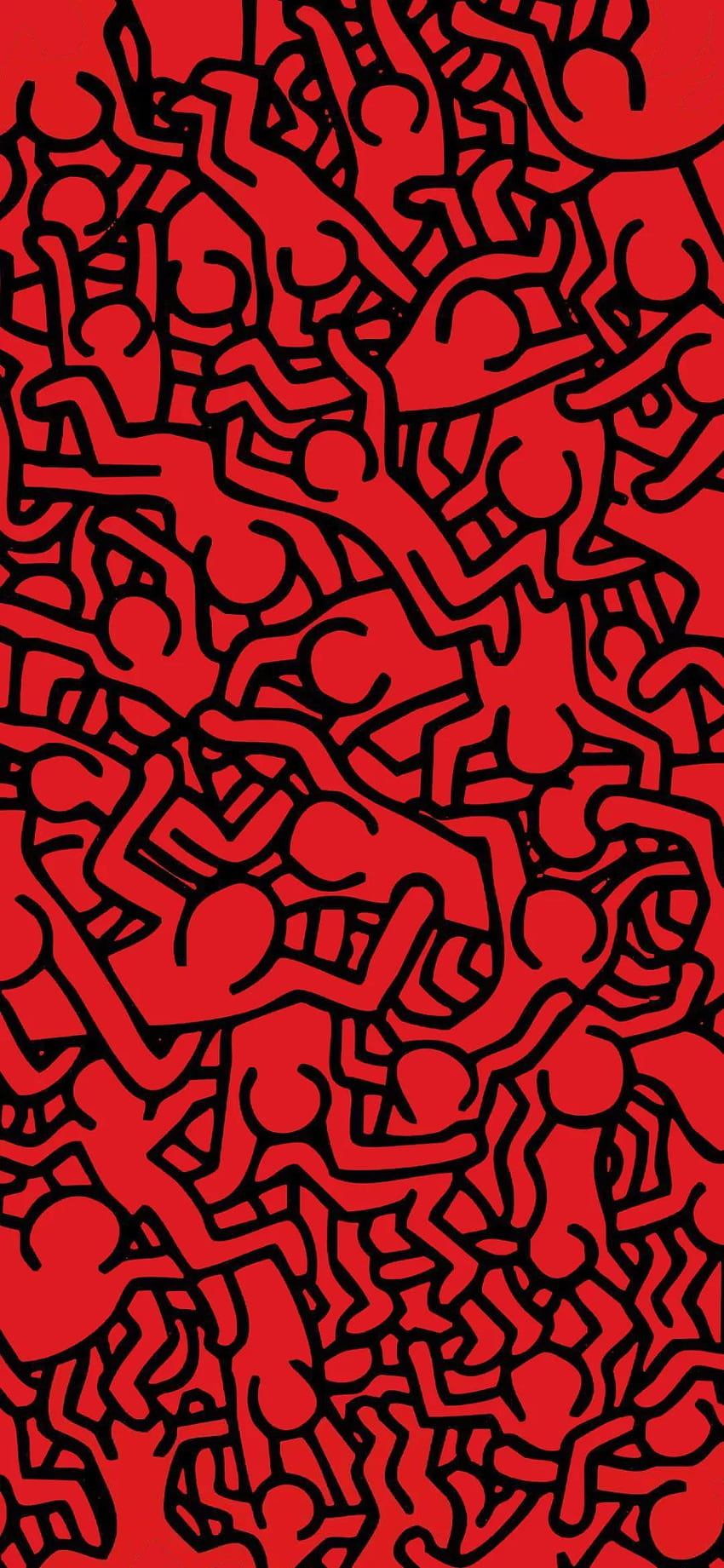 Keith Haring HD-Handy-Hintergrundbild