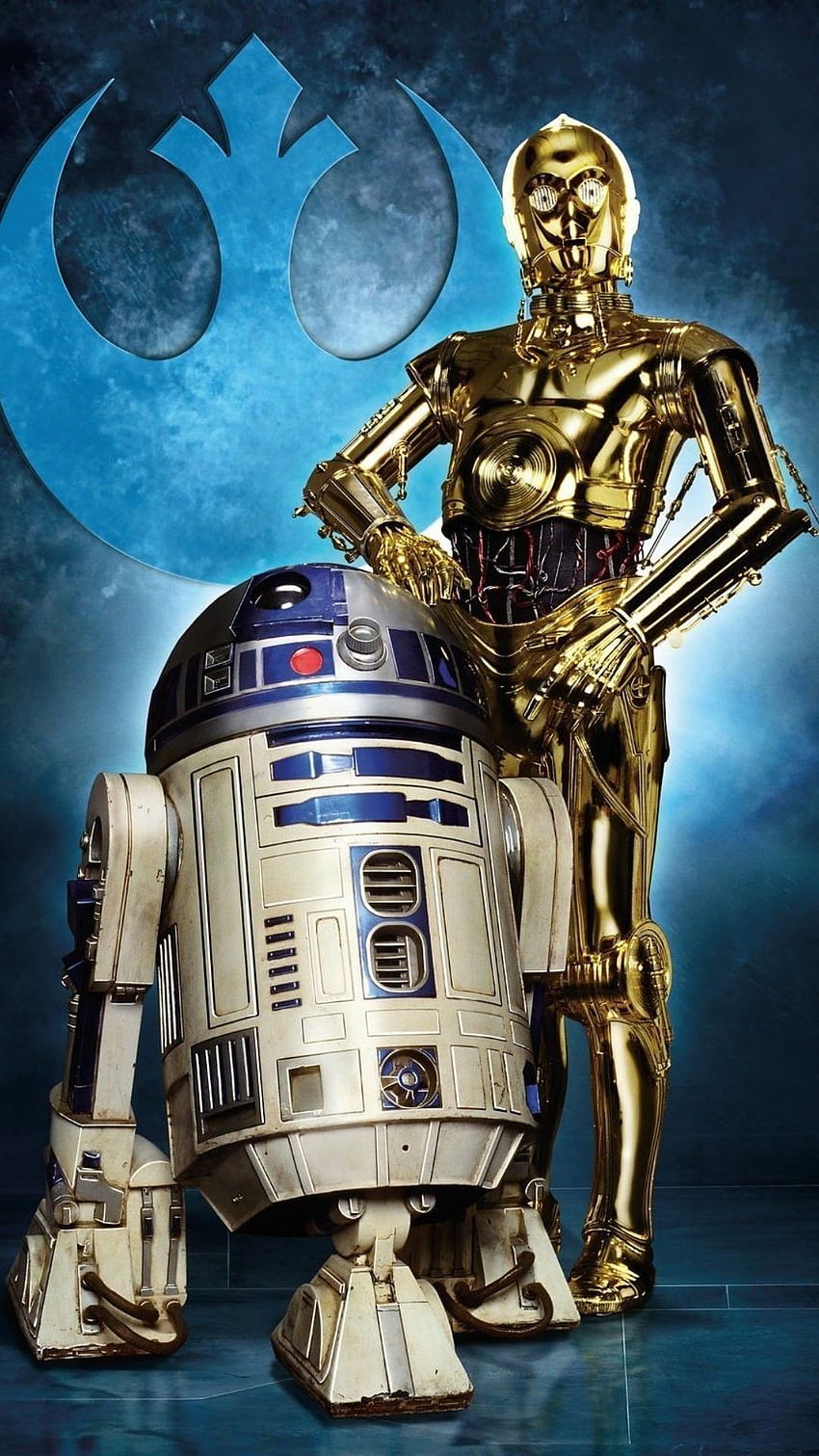 R2D2 및 C3PO 안드로이드, R2-D2 HD 전화 배경 화면