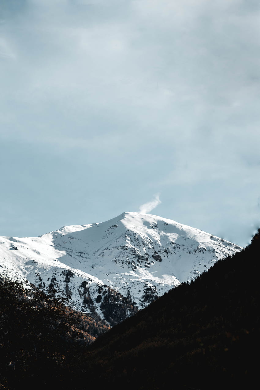 자연, 산, 꼭지점, 상단, 스위스, 눈이 덮여, 눈에 갇힌, 스위스 알프스 HD 전화 배경 화면