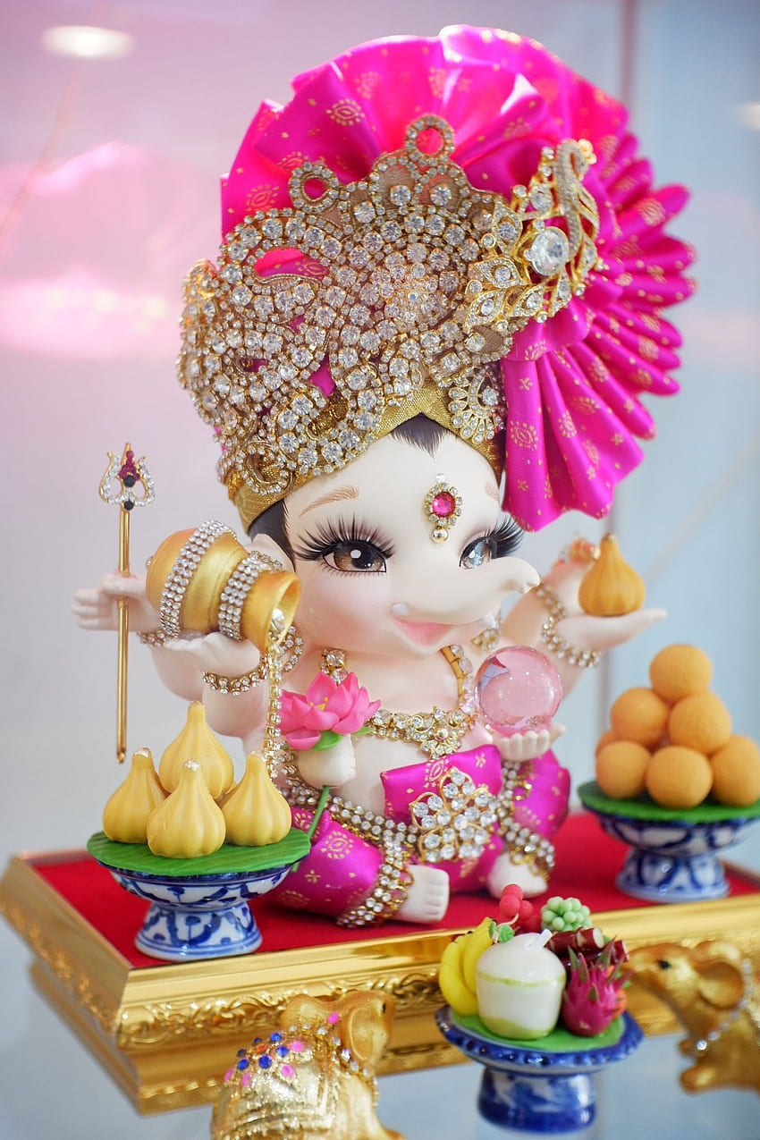Simpatico Ganesh, piccolo Ganesha Sfondo del telefono HD
