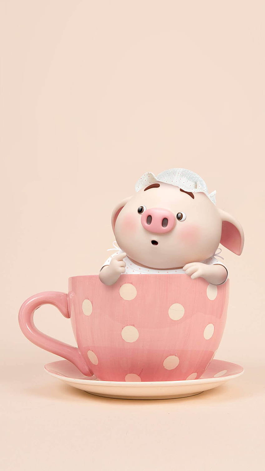 Piggy, Cute Pig HD phone wallpaper