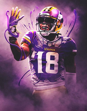 I'm making an amoled wallpaper for every NFL team! 5 down. : r/ minnesotavikings