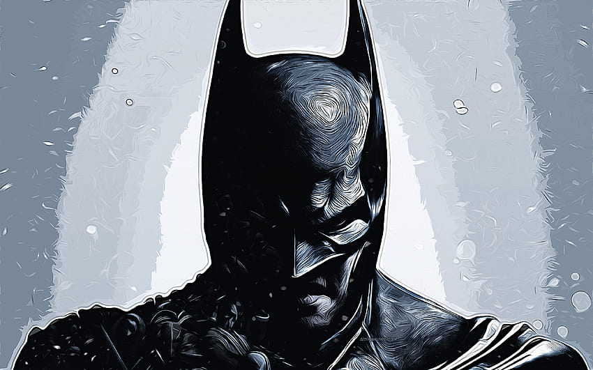 Batman, , vector art, Batman drawing, creative art, Batman art, vector drawing, abstract superheroes, Batman Arkham Origins HD wallpaper