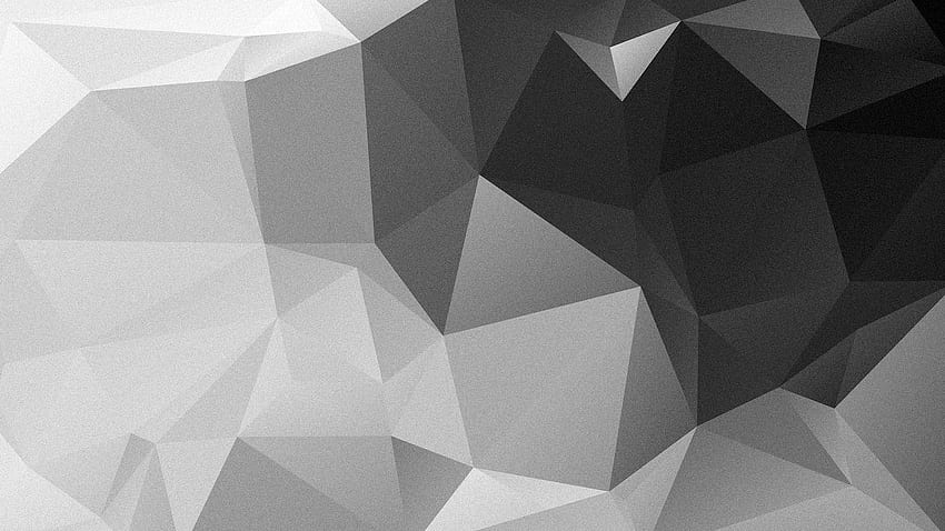 Polygon, Black Polygon HD wallpaper