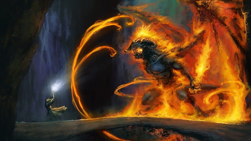 Balrog, Moria HD wallpaper | Pxfuel