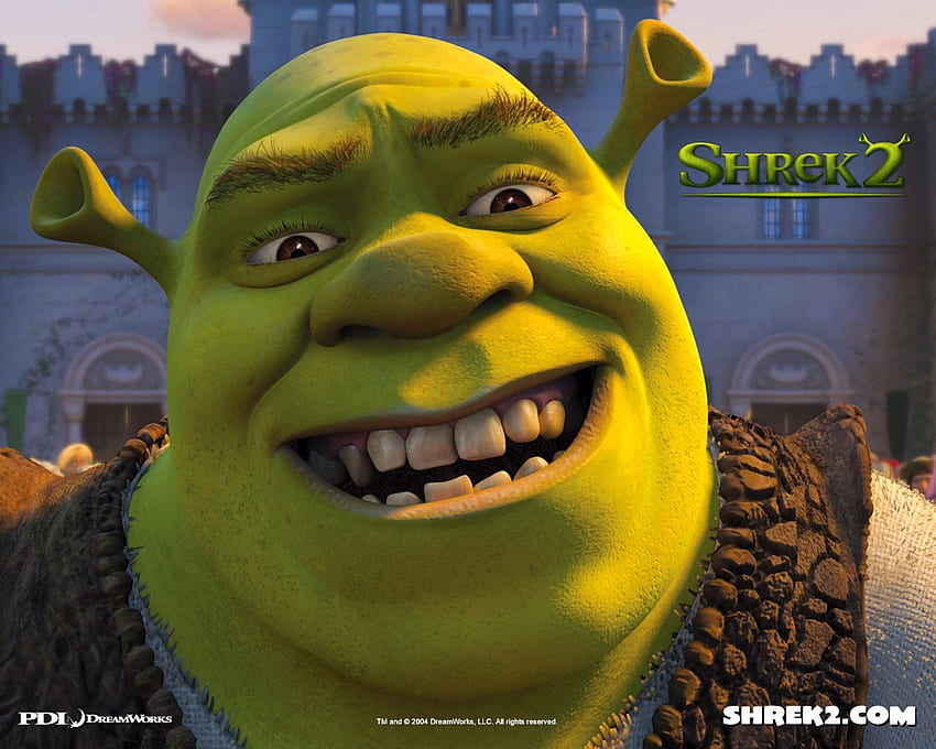 Papel de parede para pc Shrek, Sorriso, Desenho Animado