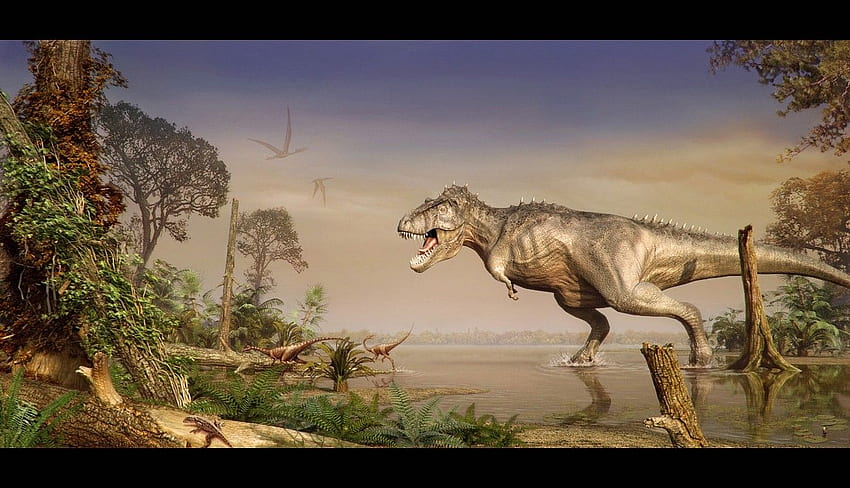 Dino Tyrannosaurus Reptiles Monster Rex Vlad Awesome Cretaceous, Prehistoric HD wallpaper